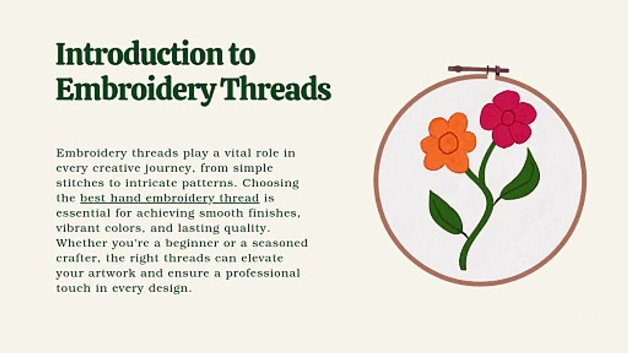 Threads That Inspire Every Stitch