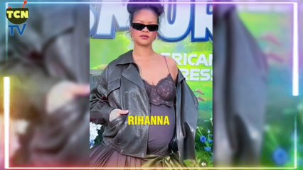 Pregnant Rihanna’s SHOCKING Public Reveal with Sons 😍 | $1M Smurfs Premiere Look