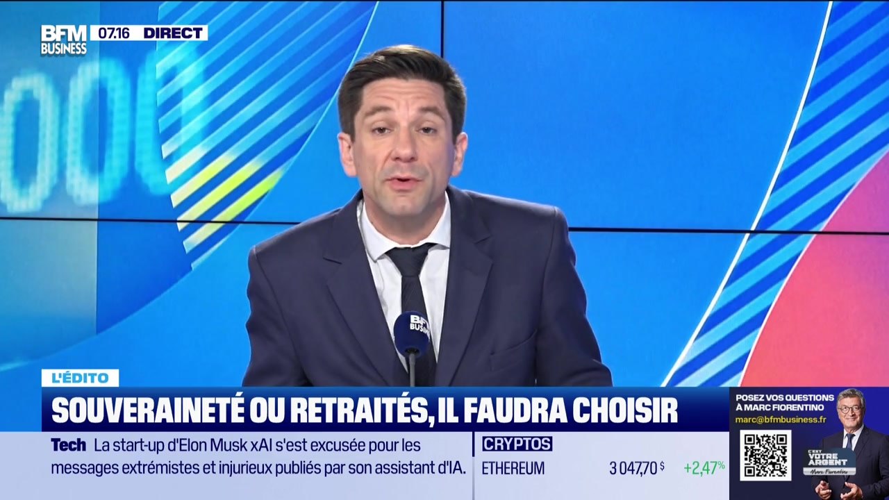 L’Edito de Raphaël Legendre : Souveraineté ou retraités, il faudra choisir - 14/07