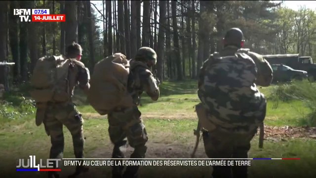 BFMTV en immersion au coeur de la formation des réservistes de l'armée de Terre
