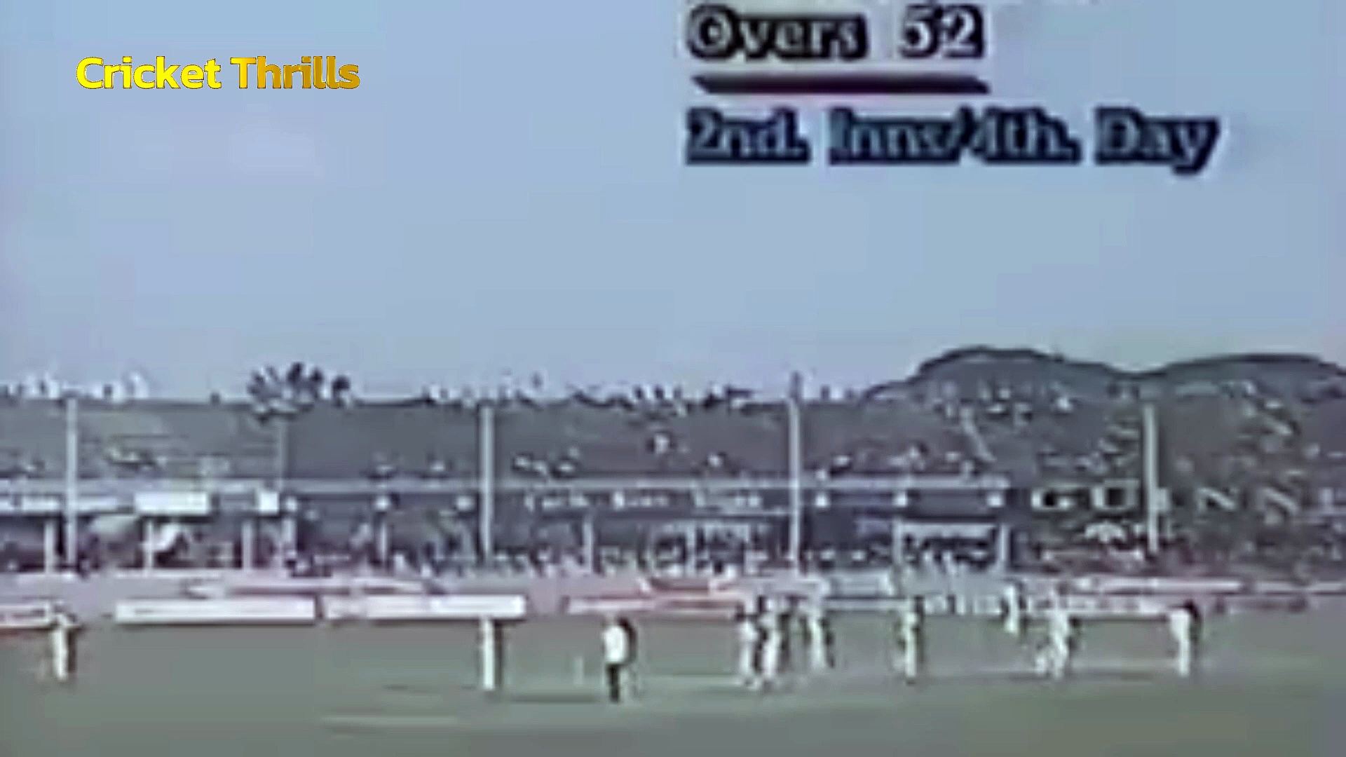 Dilip Vengsarkar 62 off 158 Balls 216 Mins 5 Fours vs West Indies 2nd Innings of 3rd Test, Port of Spain, April 15 - 20, 1989