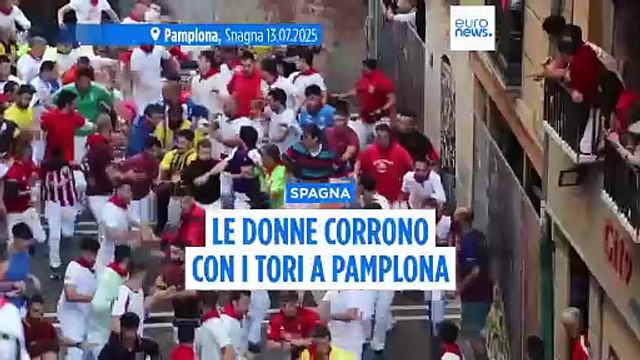 Spagna: donne alla corsa dei tori di Pamplona, sempre più presenti nonostante i rischi
