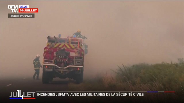 Comment les militaires de la Sécurité civile s'entrainent pour lutter contre les feux de forêt