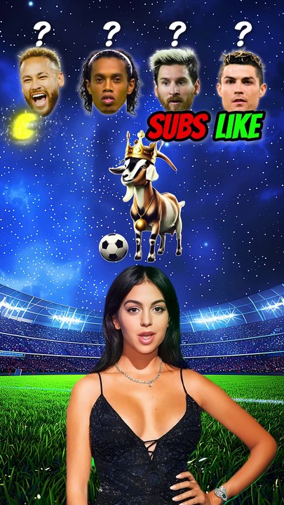 Messi🤩 vs Ronaldo🐐 vs Ronaldinho🔥 vs Neymar Jr⚽️ - Georgina Asks - Iron Football (1080p, h264)