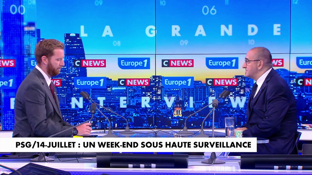 PSG/14-Juillet : «176 personnes ont été arrêtées dans la région parisienne» cette nuit, détaille Laurent Nuñez