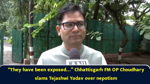 “They have been exposed…” Chhattisgarh FM OP Choudhary slams Tejashwi Yadav over corruption