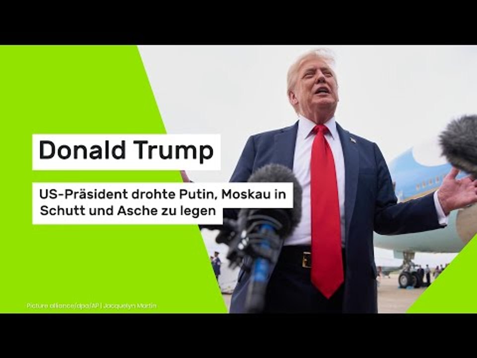 Donald Trump: US-Präsident drohte Putin, Moskau in Schutt und Asche zu legen