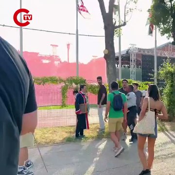 ODTÜ’de devrimci öğrenciler ABD bayrağını indirip Filistin bayrağını göndere çekti