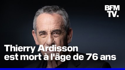 L'animateur Thierry Ardisson est mort à l'âge de 76 ans