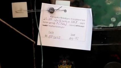 İzmir’de 64 yaşındaki esnaf, mühürlenen dükkânında mahsur kaldı