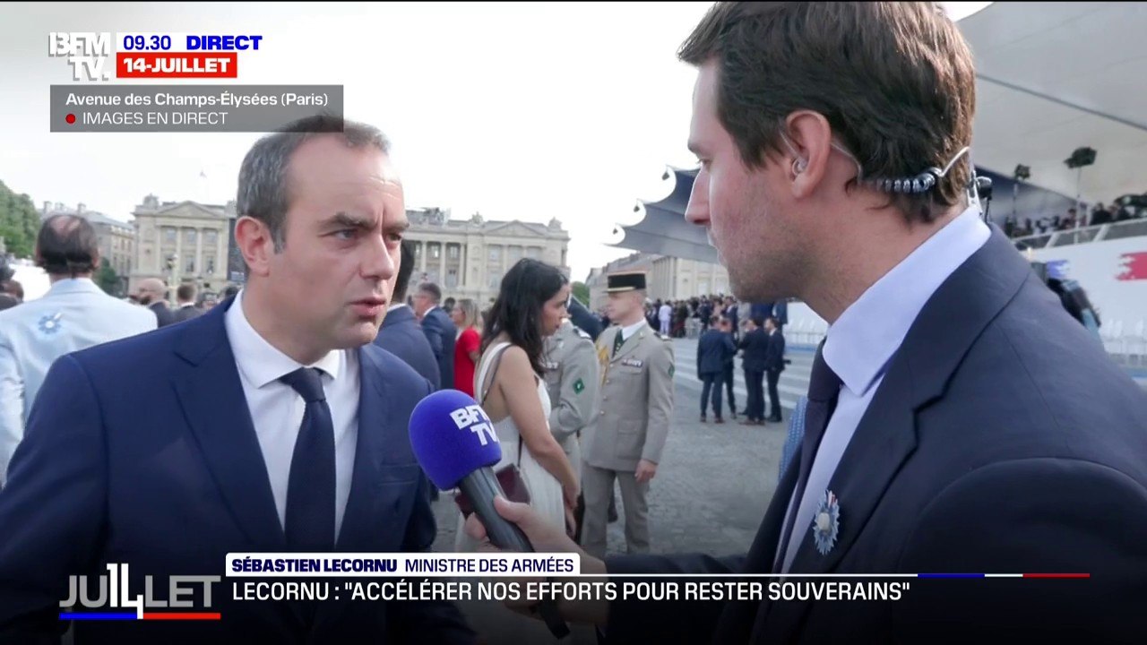 Économie de guerre: "Il y a des faiblesses que l'armée française doit corriger", estime le ministre des Armées Sébastien Lecornu