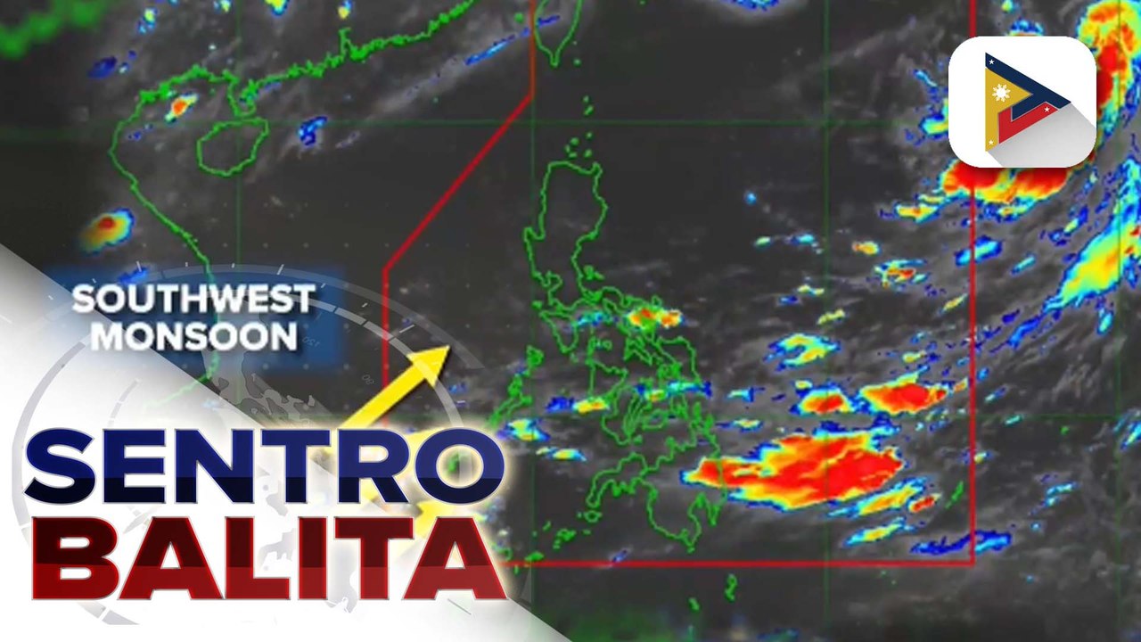 Habagat, patuloy na nagpapaulan sa malaking bahagi ng bansa; cloud cluster sa Eastern Mindanao, posibleng maging LPA ayon sa  PAGASA