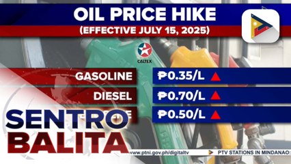 Oil price hike, ipatutupad bukas; isang kumpanya, may higit P1 taas-presyo sa diesel