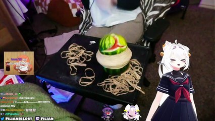 Cotton CRUSHES a Watermelon w/ Filian & CottontailVA