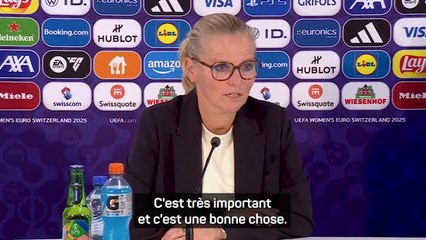 Angleterre - Wiegman : "Après la France, l'équipe a bien réagi"