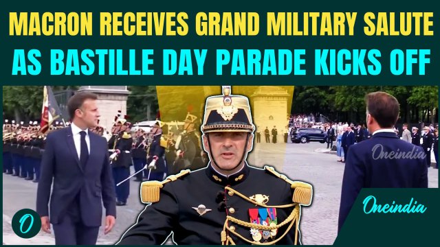 France Bastille Day 2025: Macron Receives the Grand Sword Salute, France’s Bastille Day Parade OPENS