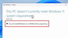 Fix "You Can't Install Windows on a USB Flash Drive Using Setup" Error | Windows 11 / 10 / 8 / 7 ✅