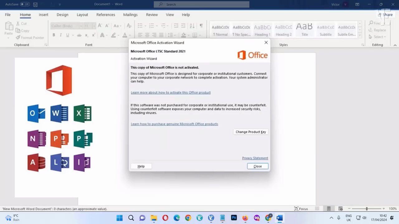 Fix “This Copy Of Microsoft Office Is Not Activated” & “Product Activation Failed” Error in Office Word, Excel, PowerPoint & Outlook – 100% Working on Windows 11/10/8/7 ✔️