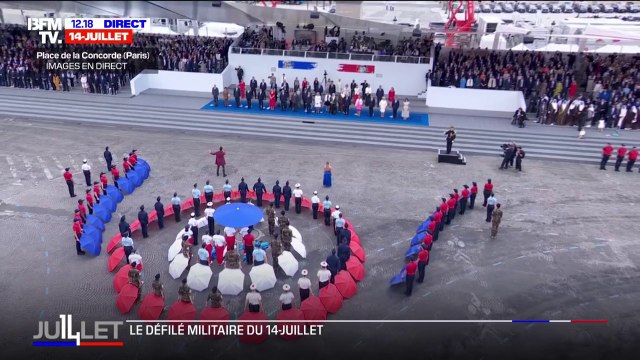 14-Juillet: la Marseillaise entonnée place de la Concorde