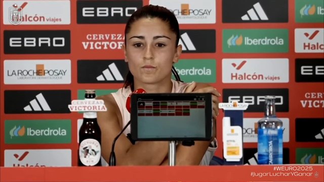 RUEDA de PRENSA de JANA FERNÁNDEZ en la PREVIA del ESPAÑA vs SUIZA de la EUROCOPA FEMENINA