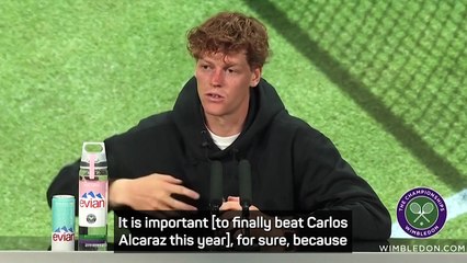 Sinner 'always looking up' to Alcaraz