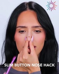Secret hack for a perfect button nose