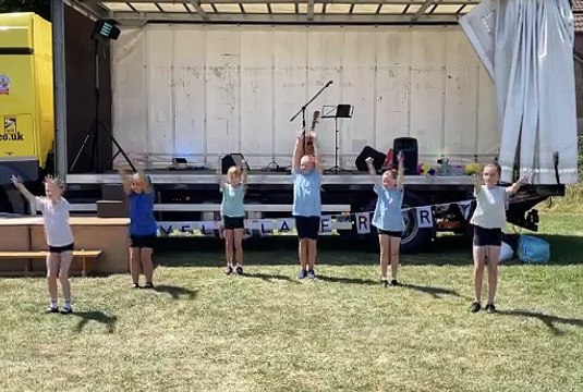 Dancers from Dove Dance Academy in Morchard Bishop performed (Will Goddard, Crediton Courier)