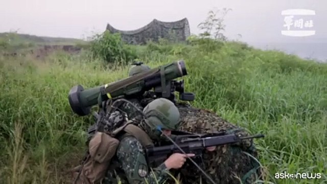 Esercitazioni militari a fuoco vivo di Taiwan contro attacco cinese
