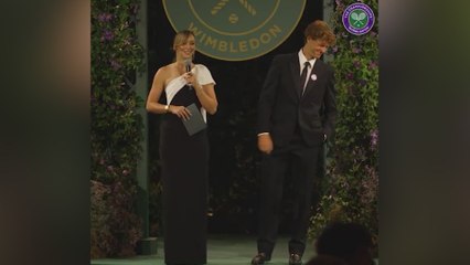 Tradicion de Wimbledon | El baile de los campeones Sinner y Swiatek