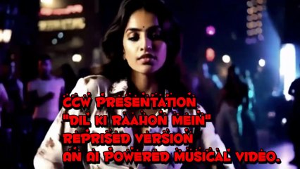 Dil Ki Raahon mein a hindi romanticsong AI divas in Bollywoodian dance saga