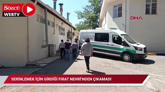 Serinlemek için girdiği Fırat Nehri’nden çıkamadı