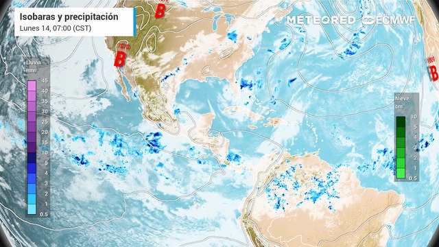 Ondas tropicales 11 y 12, junto con el Monzón mexicano mantienen un temporal lluvioso este lunes sobre México
