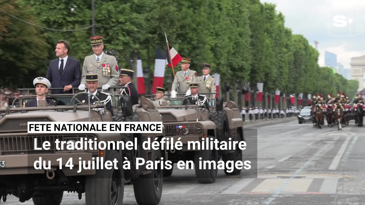 14 juillet, jour de Fête nationale en France : revivez le traditionnel défilé militaire de Paris en images