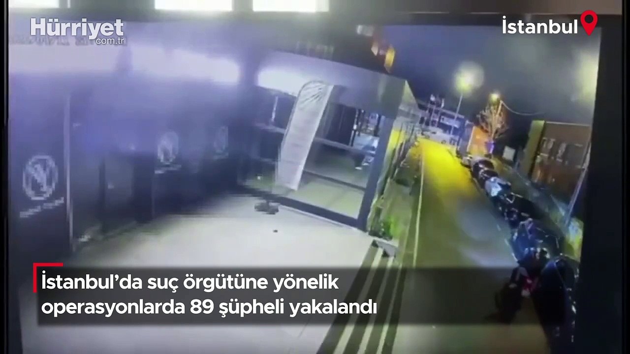İstanbul'da suç örgütüne yönelik operasyonlarda 89 şüpheli yakalandı
