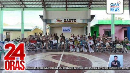 Mga wheelchair at saklay, handog ng GMAKF sa ilang PWD at senior citizen ngayong "Nat'l Disability Week" | 24 Oras