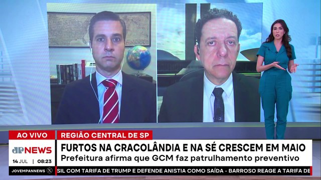 Furtos crescem na Cracolândia e na Sé (SP) após dispersão de usuários; Beraldo e Trindade comentam