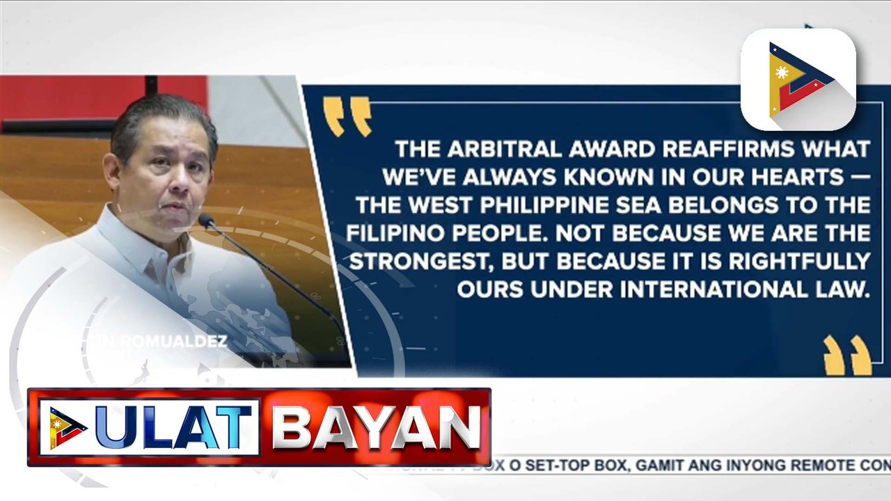 Karapatan ng Pilipinas sa West Philippine Sea, isinulong ng ilang kongresista