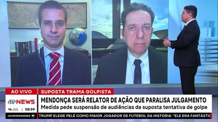 Mendonça será relator de nova ação que tenta paralisar processo sobre suposta trama golpista