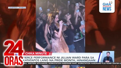 Fierce performance ni Jillian Ward para sa katatapos lang na pride month, hinangaan | 24 Oras