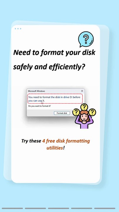 Top 4 Free Disk Formatting Utilities in Windows 11/10/8/7