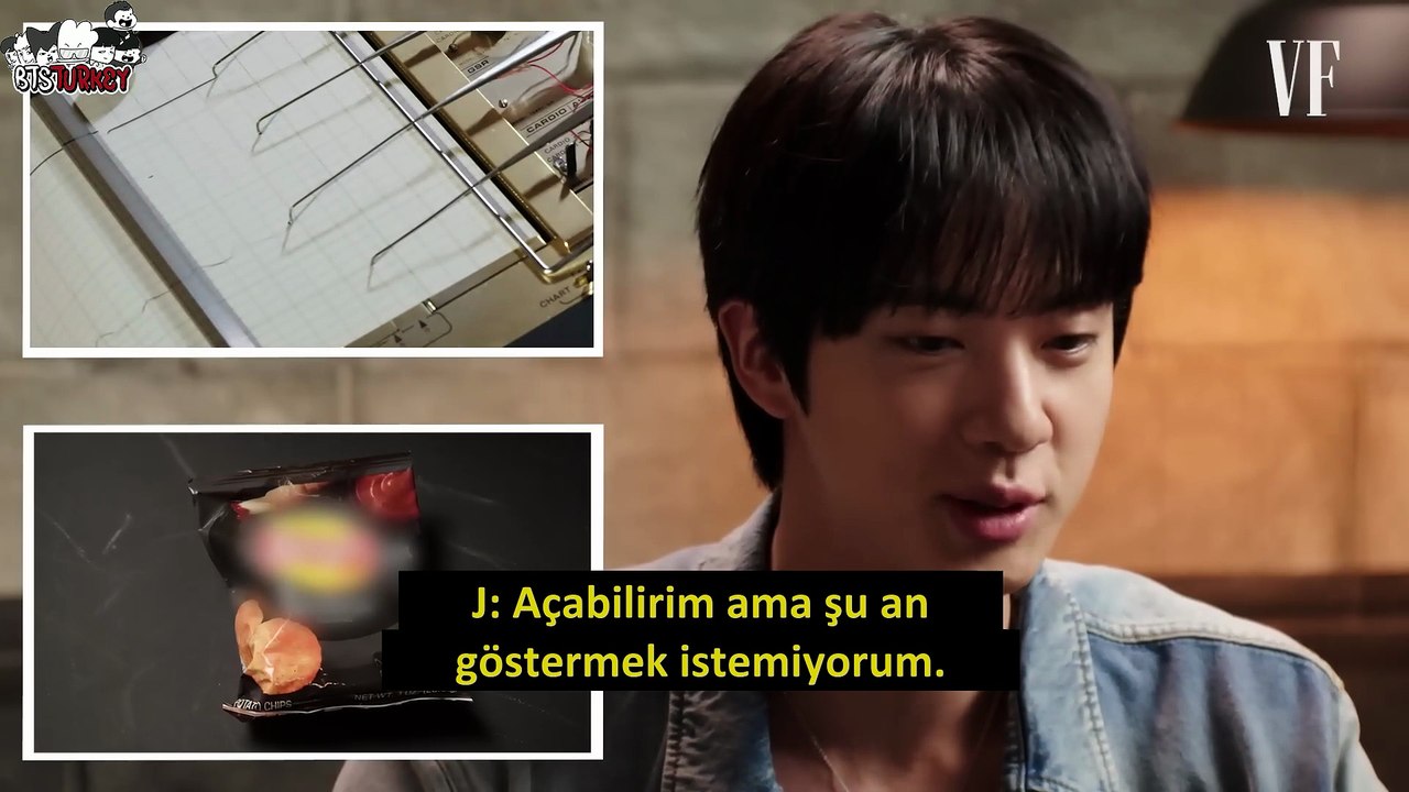 [10.06.2025] BTS' Jin Takes a Lie Detector Test - Vanity Fair (Türkçe Altyazılı)