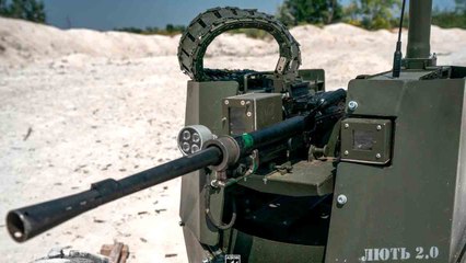 Video: Útočný robot „Lyut“ nasazen na frontové linii na Ukrajině