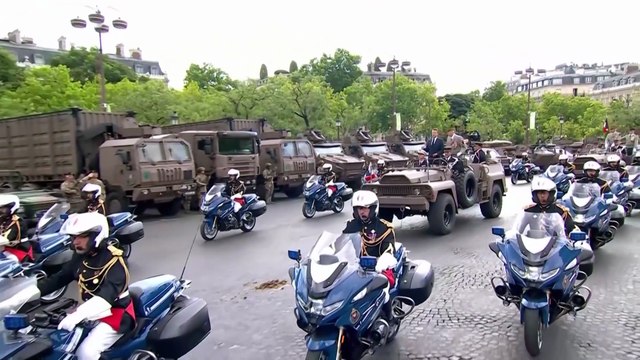 جشن‌های روز باستیل در پاریس با رژه نظامی و حضور مهمان ویژه بین‌المللی