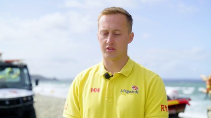 Lifesaver RNLI Lifeguard Matty McLeod interview - RNLI/Richard Adams