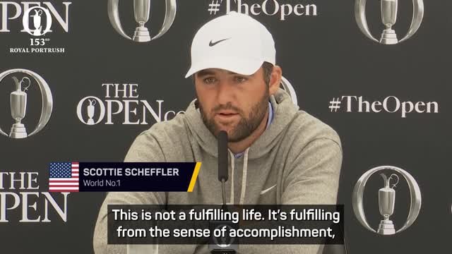 Golf is 'not a fulfilling life' says world number one Scheffler