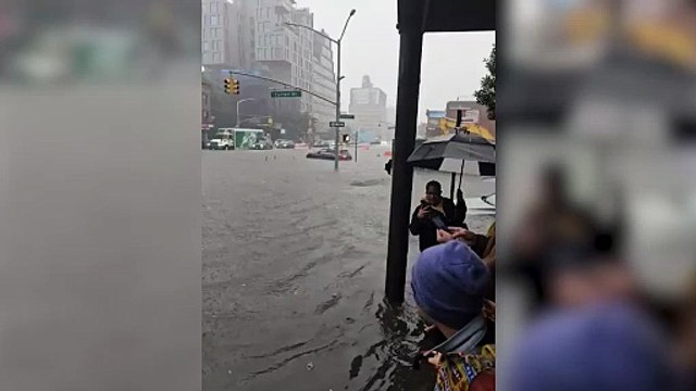 Tormenta torrencial en Nueva York