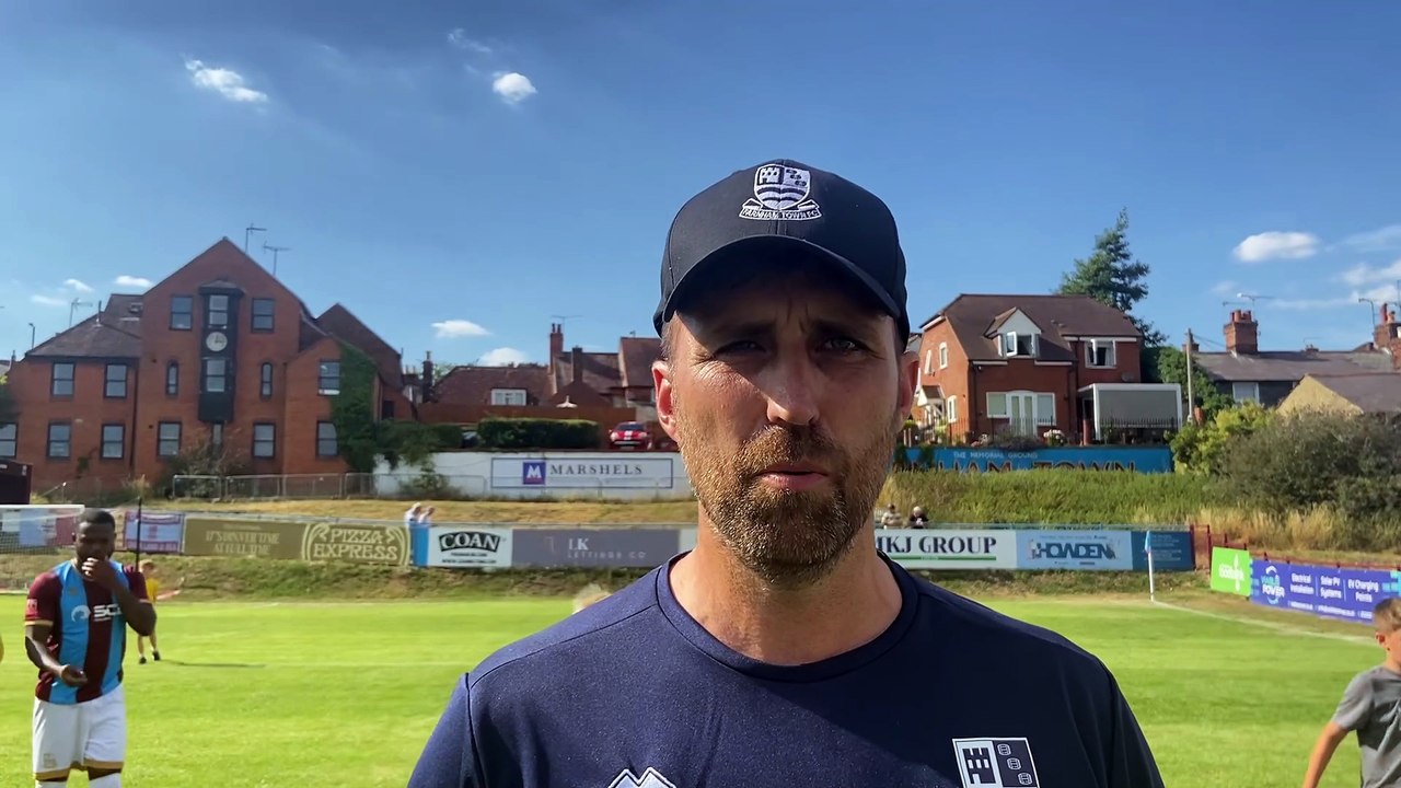 Farnham Town manager Paul Johnson post-Eastbourne Borough