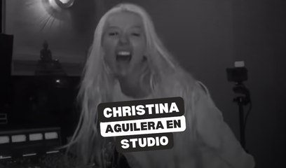 Christina Aguilera est de retour en studio