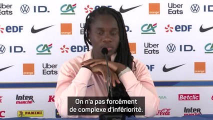 Bleues - Mbock : "Pas de complexe d'infériorité face à l'Allemagne"