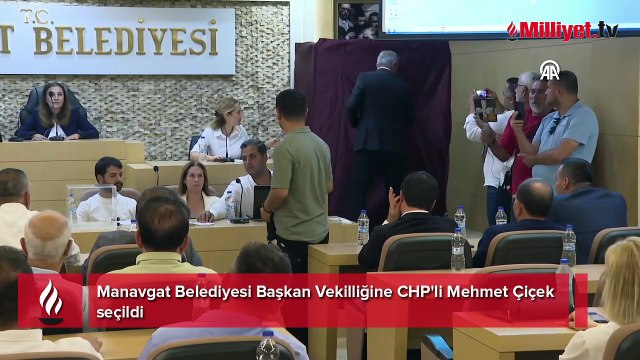 Manavgat Belediyesi Başkan Vekilliğine CHP'li Mehmet Çiçek seçildi
